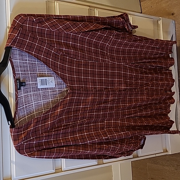NWT Torrid Striped Brick Red Tunic - Picture 1 of 3